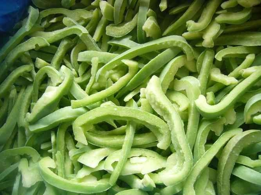 New Seasons IQF Frozen Fresh Green Bell Pepper Strip Frozen vegetables