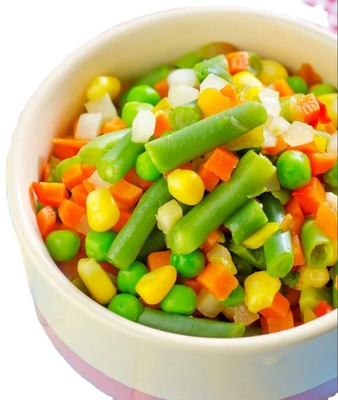 IQF Four Frozen Vegetables Green Pea&sweet Corn Kernels&carrot&green Bean