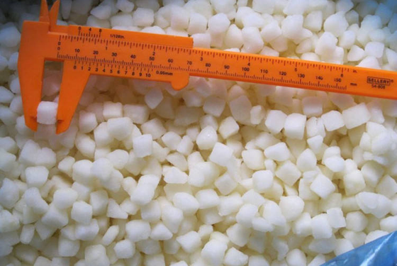 China Origin IQF Fresh Frozen Diced Pear Cubes Dices 10x10mm Good Price Frozen Fruits Snow Pear Diced