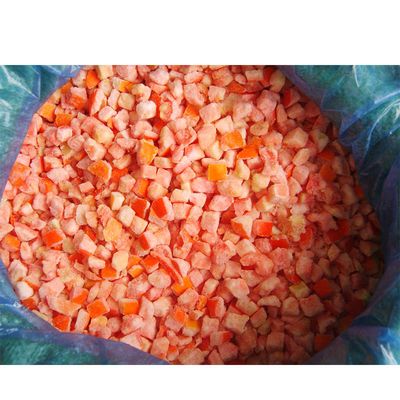 HALAL Certified Frozen Vegetables Factory IQF Tomato Dices 10mm Frozen Diced Tomatoes in China