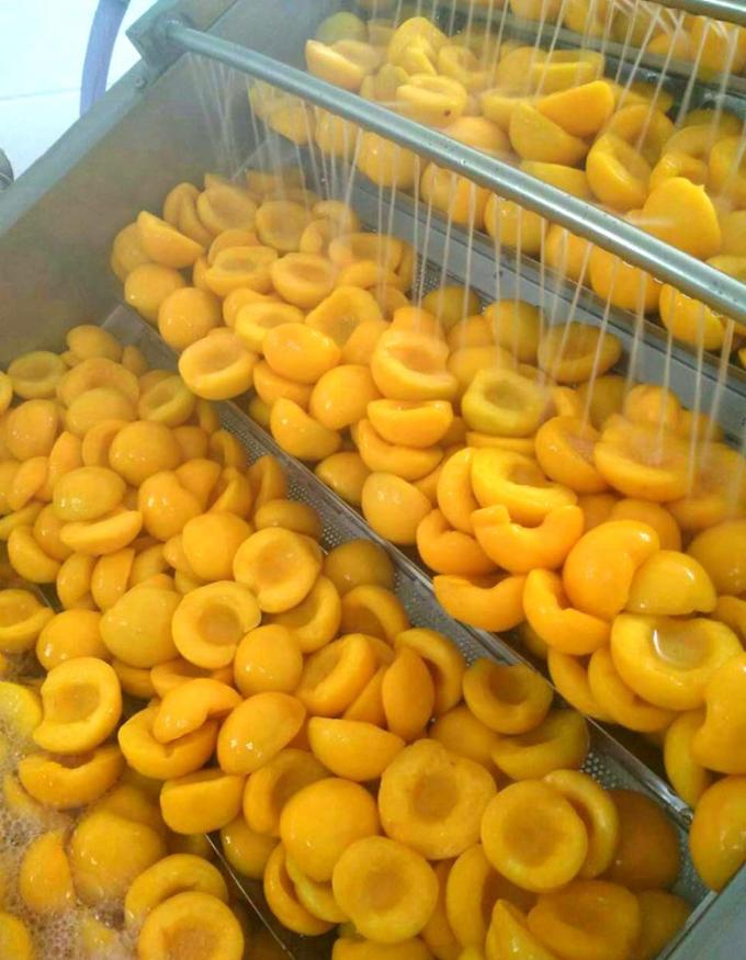 IQF Organic Yellow Peach Dices Bulk Packaged Frozen Fruits Water Pulp Whole Cubes and Halves Sweet Taste Preserved 6