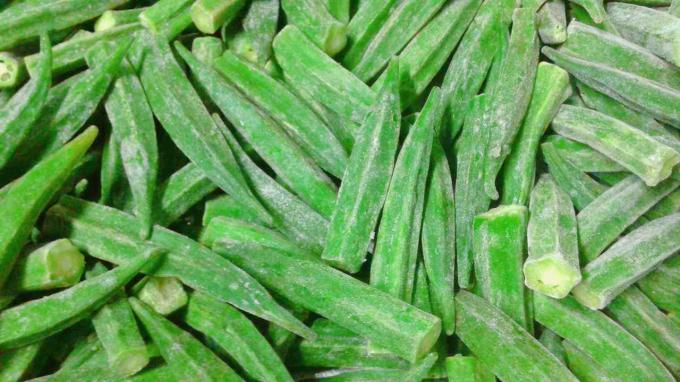Chinese Supply Best Quality Good Price Iqf Frozen Vegetable Whole Okra Gumbo 1