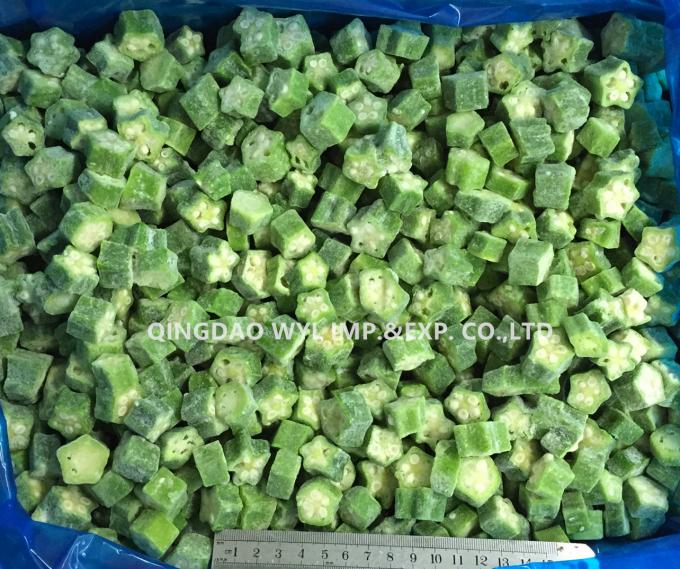 Chinese Supply Best Quality Good Price Iqf Frozen Vegetable Whole Okra Gumbo 6