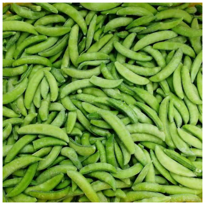 China Fresh Frozen Vegetable New Crop IQF Frozen Sugar Snap Peas Stringless 2 Sides 1