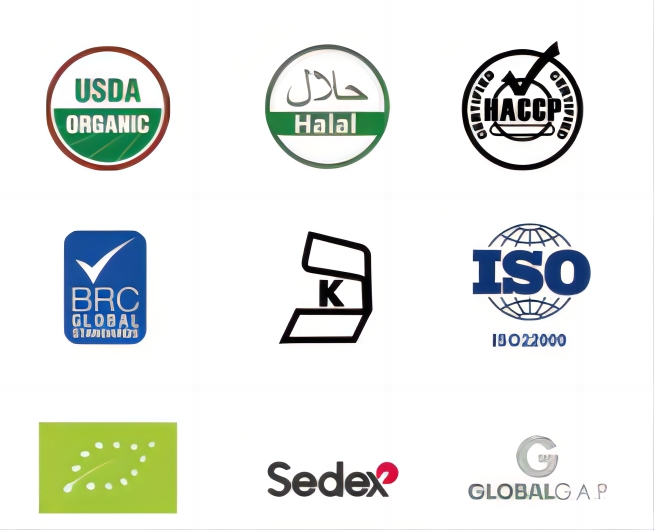 Hot Products Factory Price White Color BRC HACCP Certificates Frozen Vegetables IQF Organic Garlic 6