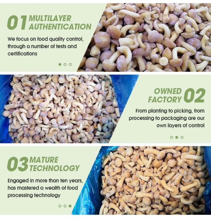 Wild Cultivated Organic Mushrooms Healthy Natural Nutritious Fresh Whole Frozen Mushroom IQF Frozen Nameko 3