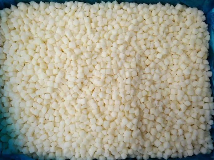 China New IQF Frozen Diced apple Cubes Dices Slice 10mm 6mm Fuji apple Fruits Pear Kiwi mango Pineapple Blackberry Black Currant 1