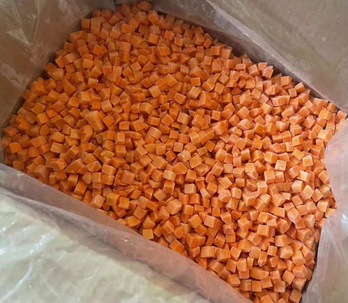 Wholesale Bulk Packed Frozen Pumpkin Diced Iqf Pumpkin Chunks Frozen Vegetables 1