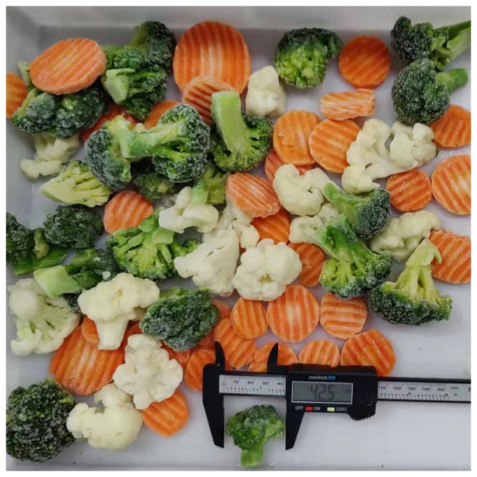 California Mixed Vegetables IQF 3-Way Frozen Whole Ingredients BRC HALAL HACCP Certified Fresh Corn Cube Chopped Fruit Carrot) 0