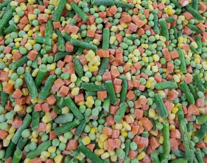 California Mixed Vegetables IQF 3-Way Frozen Whole Ingredients BRC HALAL HACCP Certified Fresh Corn Cube Chopped Fruit Carrot) 2