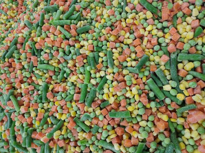 California Mixed Vegetables IQF 3-Way Frozen Whole Ingredients BRC HALAL HACCP Certified Fresh Corn Cube Chopped Fruit Carrot) 4