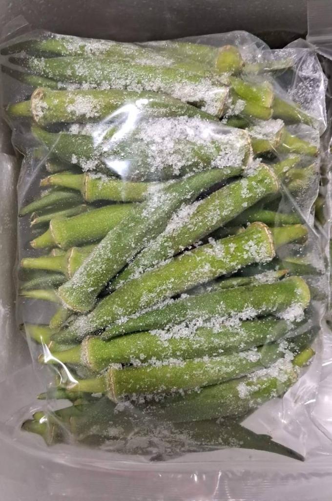 Frozen Lady's Fingers IQF Premium Okra Vegetable Whole and Sliced for Cooking Wholesale Bulk Supplier from Vietnam 1